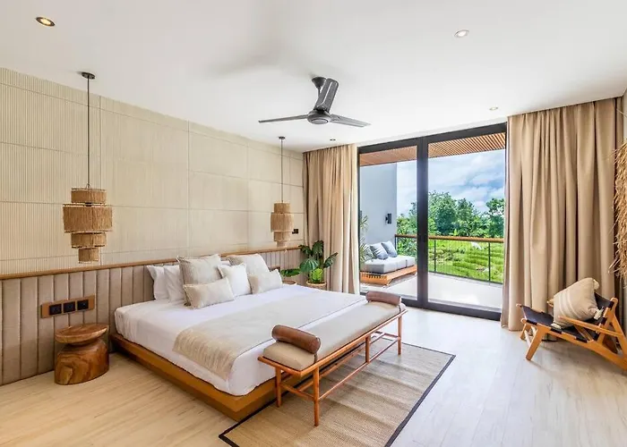 Canggu, 2br Modern With Rice Paddy View