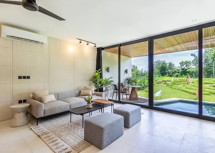 Canggu, 2br Modern With Rice Paddy View
